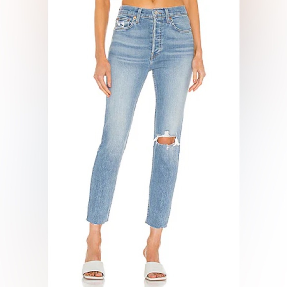 Re/Done 90s High Rise Ankle Crop